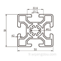 Support de profil en alliage en aluminium standard européen 5050